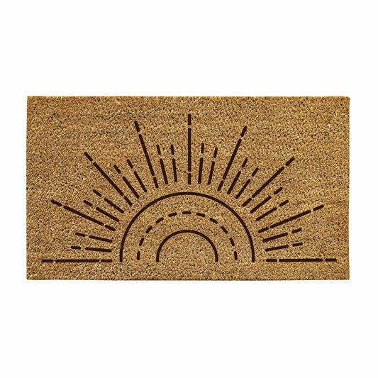 Sun Ray Natural Coir Mat, 30"L x 18"H
