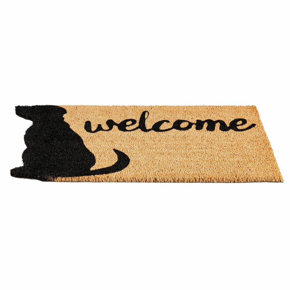 Dog Welcome Shaped Coir Mat