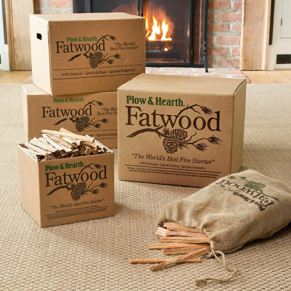 Fatwood Fire-Starter, 12 lb. Bag