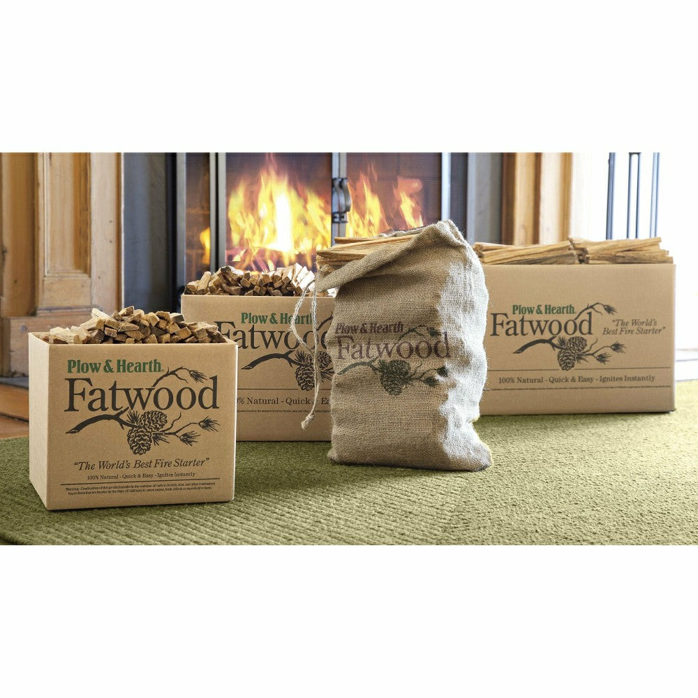 Fatwood Fire-Starter, 12 lb. Bag