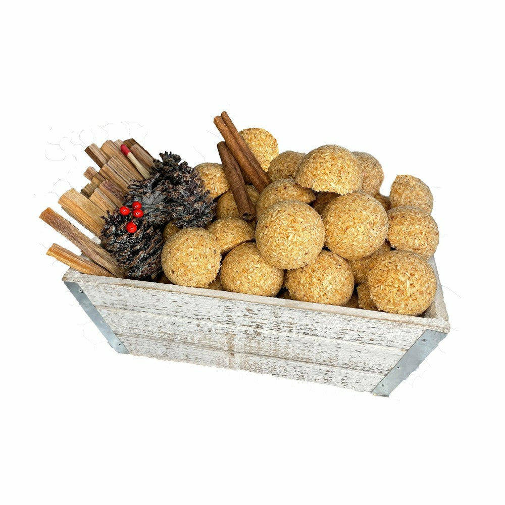 Fire Starter Gift Set in Wooden Crate