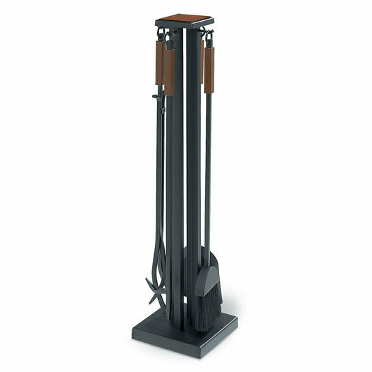 Forged Iron Arts & Crafts Fireplace Tool Set