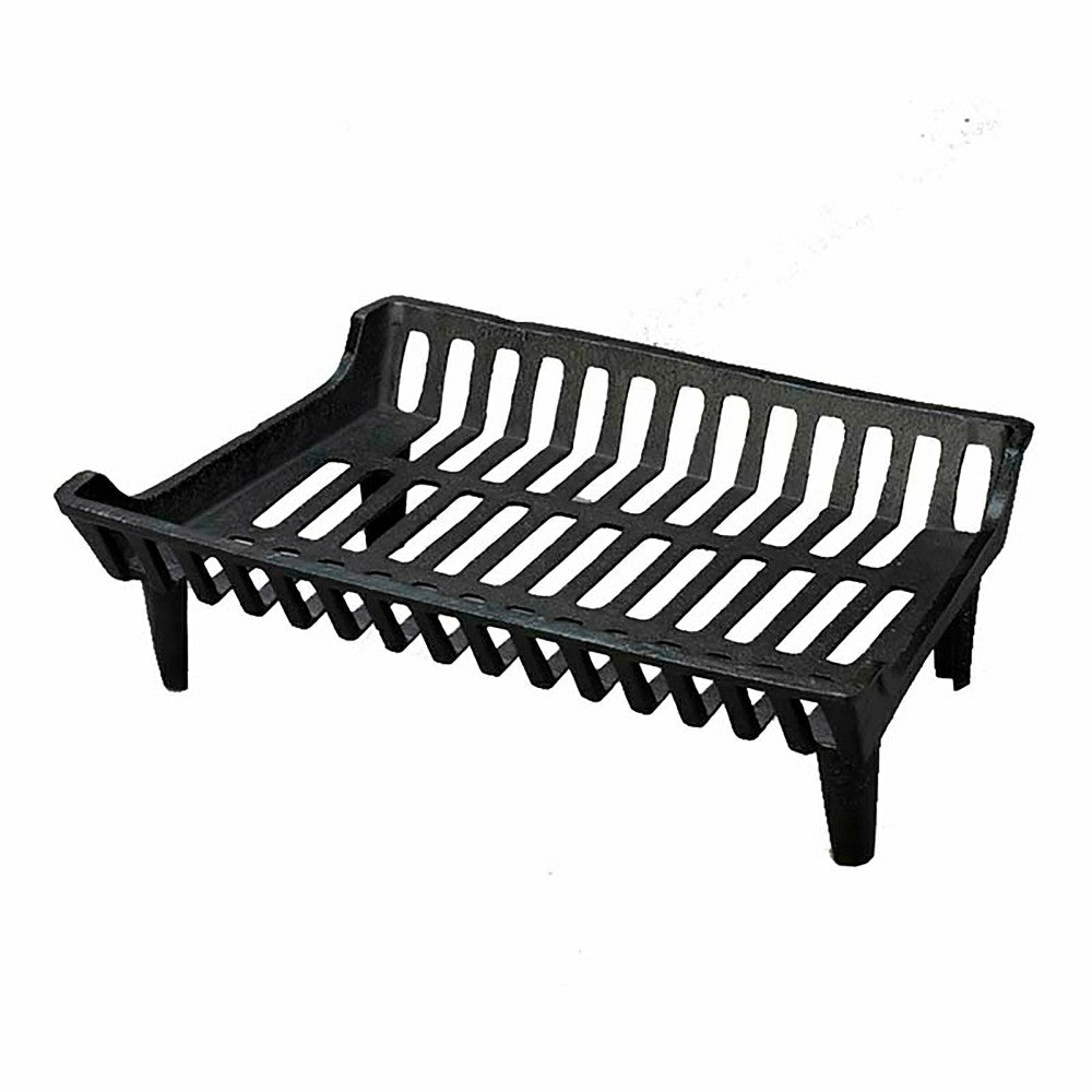 24" Flat Bottom Fireplace Grate