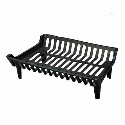 24" Flat Bottom Fireplace Grate