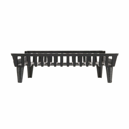 24" Flat Bottom Fireplace Grate
