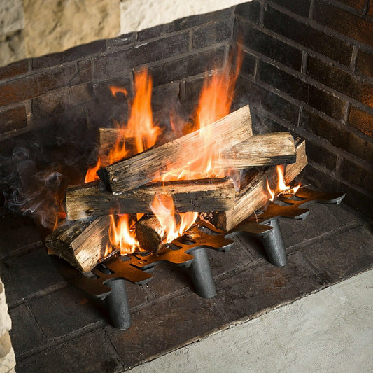 Cast Iron Deep-Bed Fireplace Grate