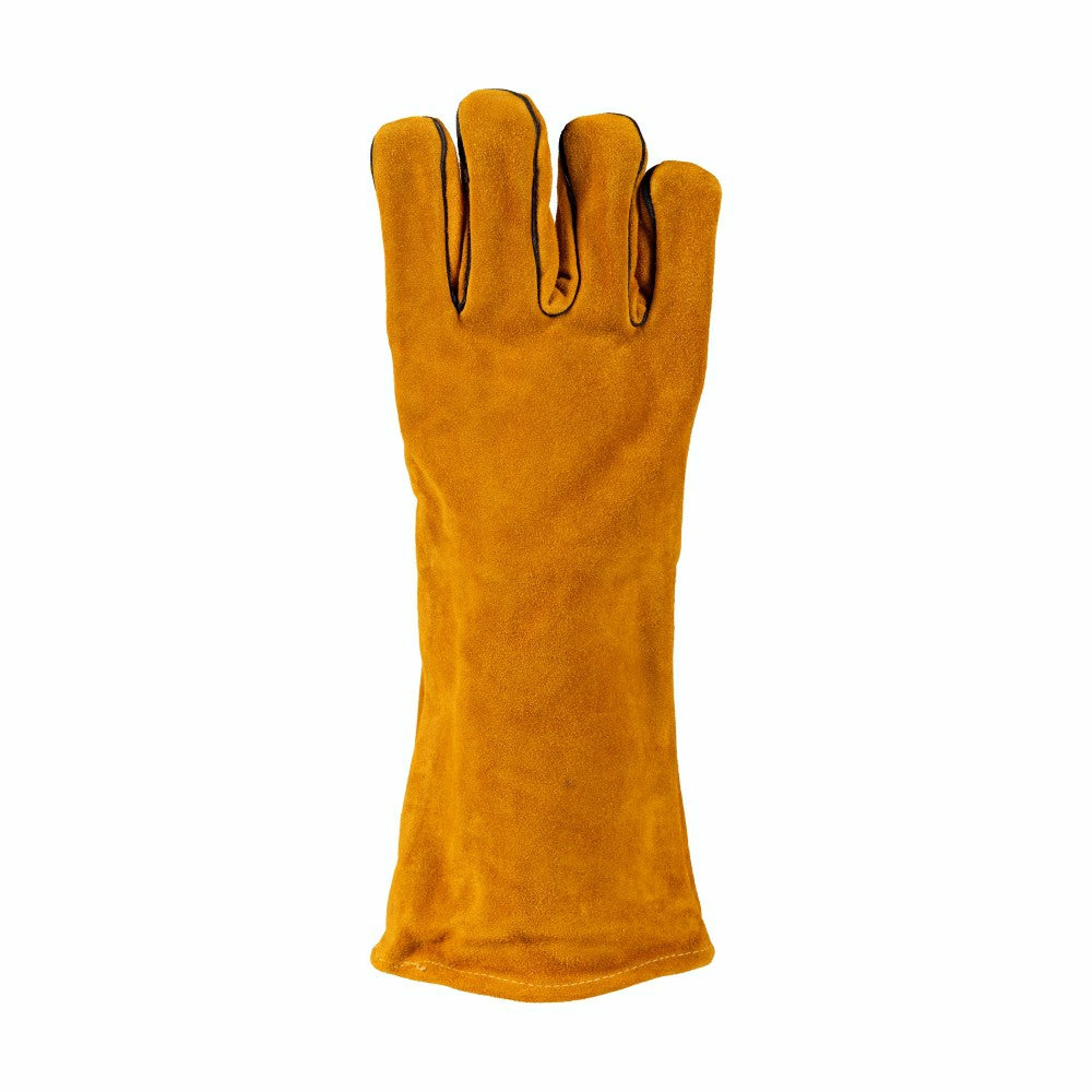 Leather Fireplace Gloves, 16" , Tan