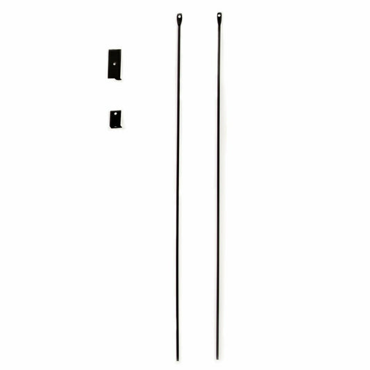 Adjustable Fireplace Rod, 32"-58"L