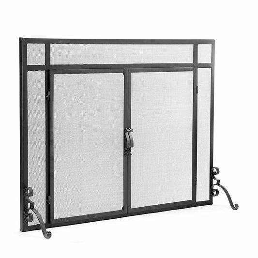 Steel Flat Guard Fire Screen
