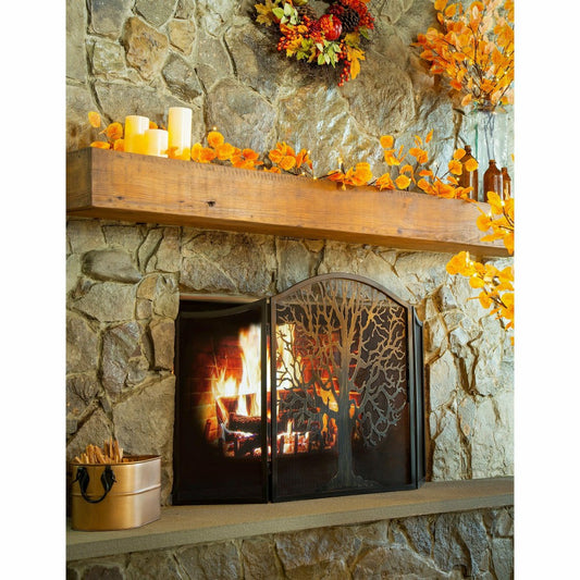 Tri Fold Tree of Life Firescreen