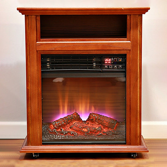 Crestview Mobile Quartz Fireplace Heater on Castors