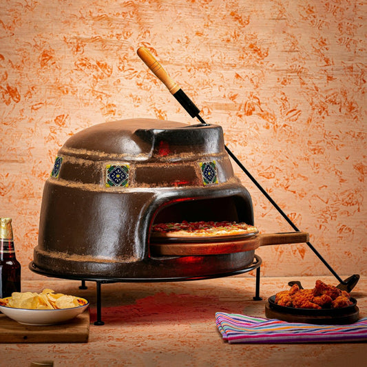 Talavera Brown Pizza Oven