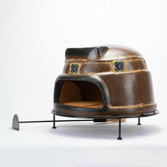 Talavera Brown Pizza Oven