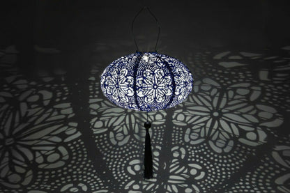 Soji Stella - Tassel Oval - 14" Solar Lantern