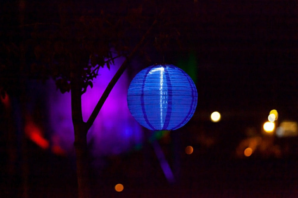 Soji Festival 12" Round Solar Lantern