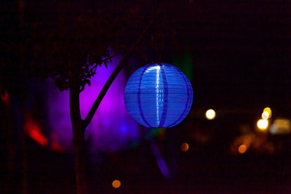Soji Festival 12" Round Solar Lantern