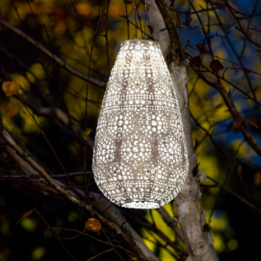 Soji Stella - Teardrop Blossom - 14" Solar Lantern