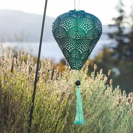 Soji Stella - Tassel Balloon - 10" Solar Lantern