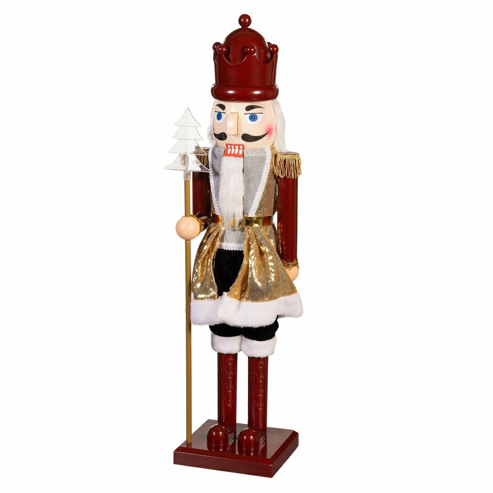 Nutcracker LED Musical Statue, 31"H