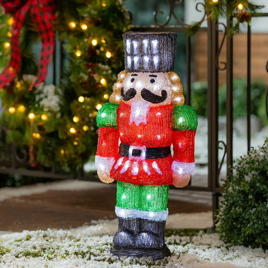 Nutcracker LED Acrylic Statue, 16"H