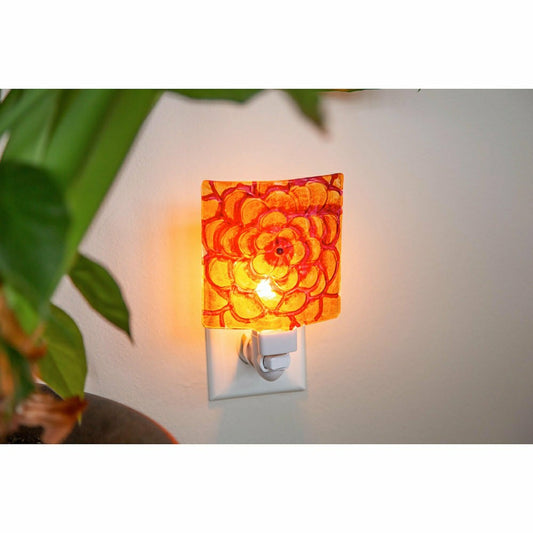 Bird Bliss Hand Painted Glass Nightlight