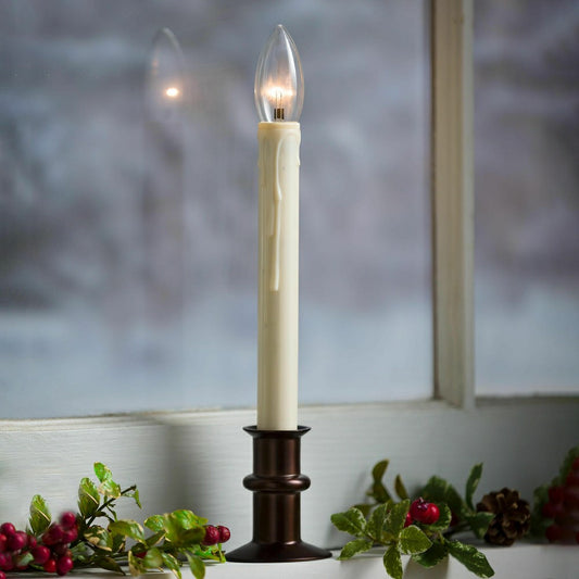 Adjustable Window Hugger Candles, Set of 4 with Remote