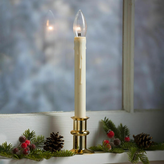 Adjustable Window Hugger Candles, Set of 4 with Remote