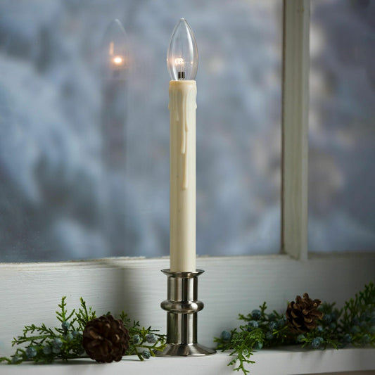 Adjustable Window Hugger Candles, Set of 4 with Remote