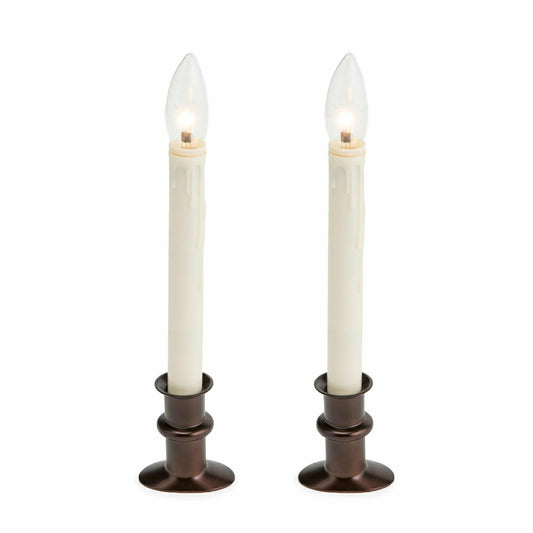 Adjustable Window Hugger Candles, Set of 2