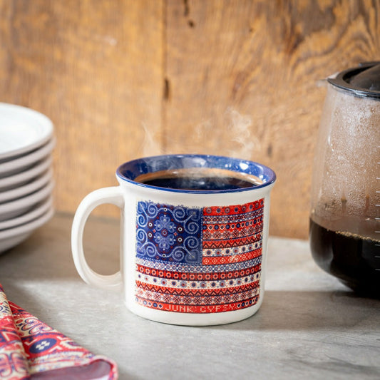 Americana BOHO by JG, Flag Camper Cup