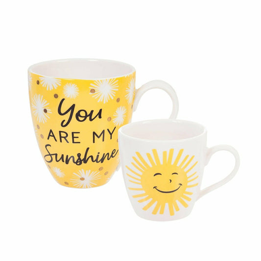 Mommy and Me Drinkware Gift Sets Ceramic Cup O' Java, You Are My Sunsh