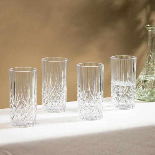 Shatterproof High Tumbler, Set of 4, Gift Box