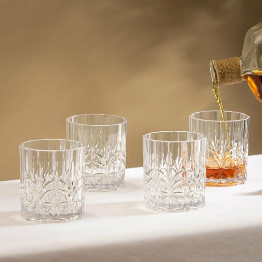 Shatterproof Low Tumbler, Set of 4, Gift Box