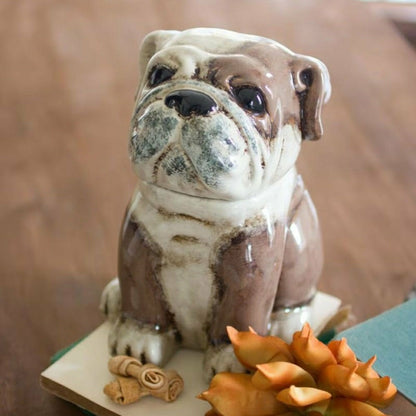 Bull Dog Ceramic Canister