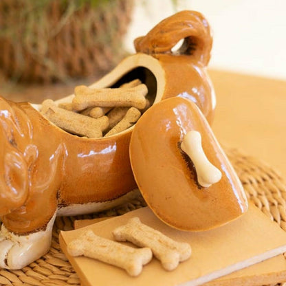 Basset Hound Ceramic Canister