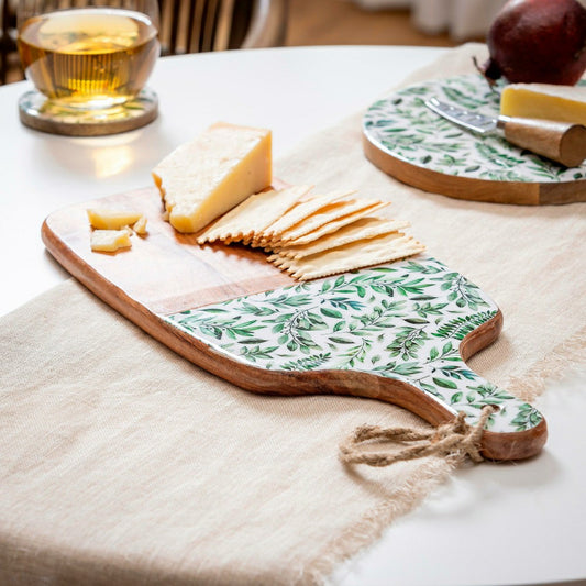 Olive Oasis Wood Cutting Board, 16"L