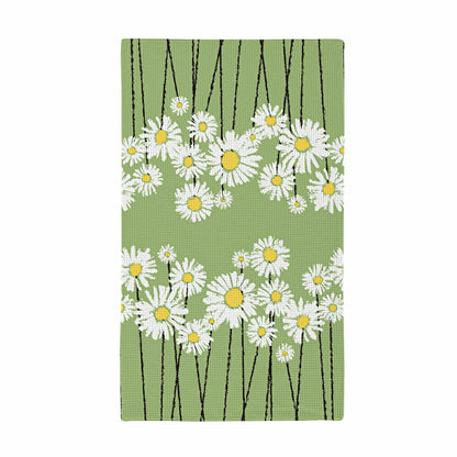 Daisy Scape Quick Dry Kitchen Towel, 18" x 30"