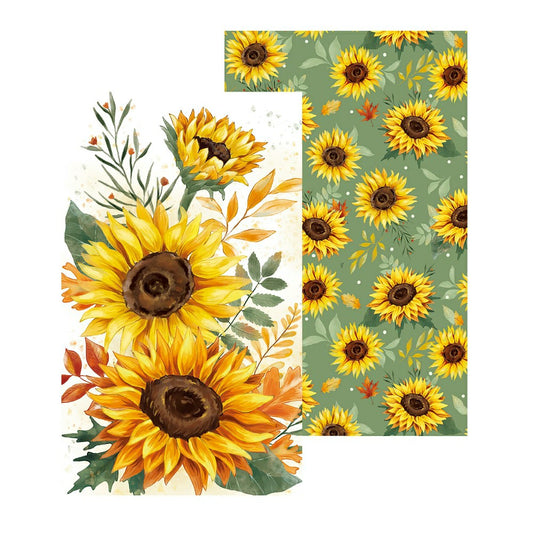 Harvest Blossom Sunflower Quick Dry Kitchen Towel, 18" x 30"