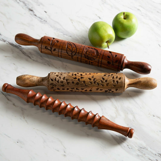 HANDCRVD ROLLING PIN