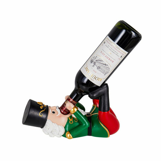 Joyful Traditions Barware Accessory Wine Bottle Holder, Nutcracker