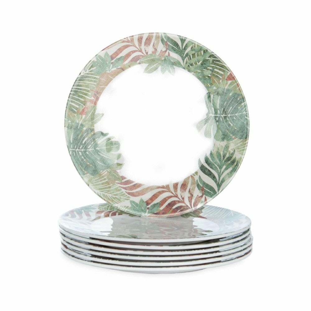 Tradewinds Melamine Salad Plates, Set of 6