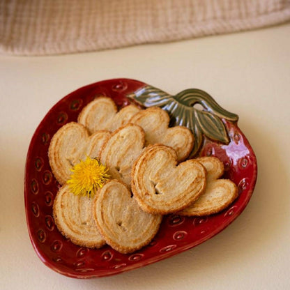 Ceramic Strawberry Platter