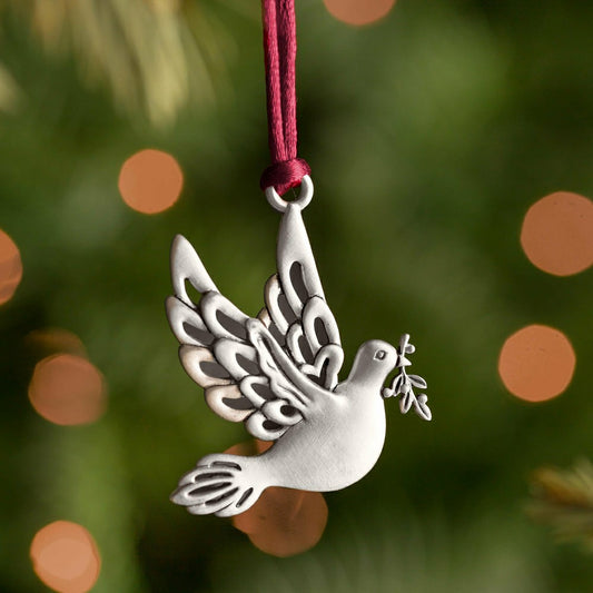 Dove Ornament Solid Pewter