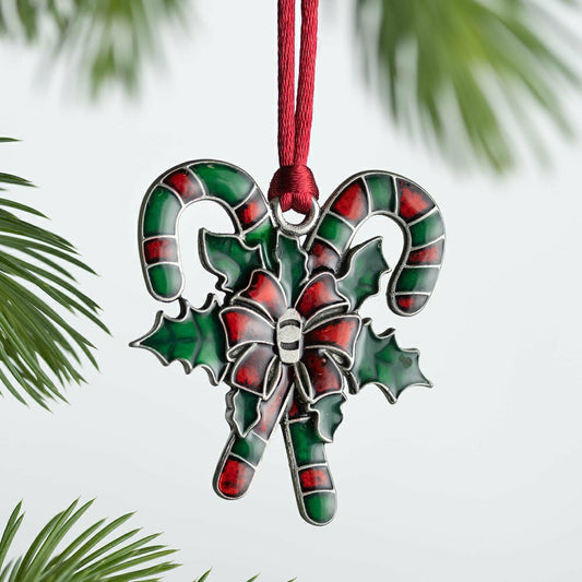 Solid Pewter Christmas Tree Ornament