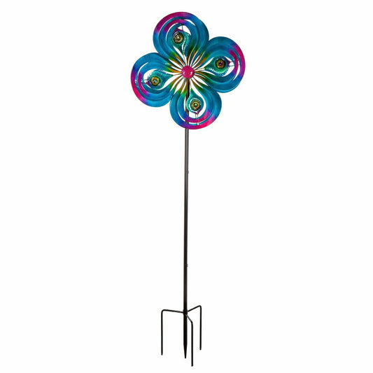 Peacock Swirls Wind Spinner