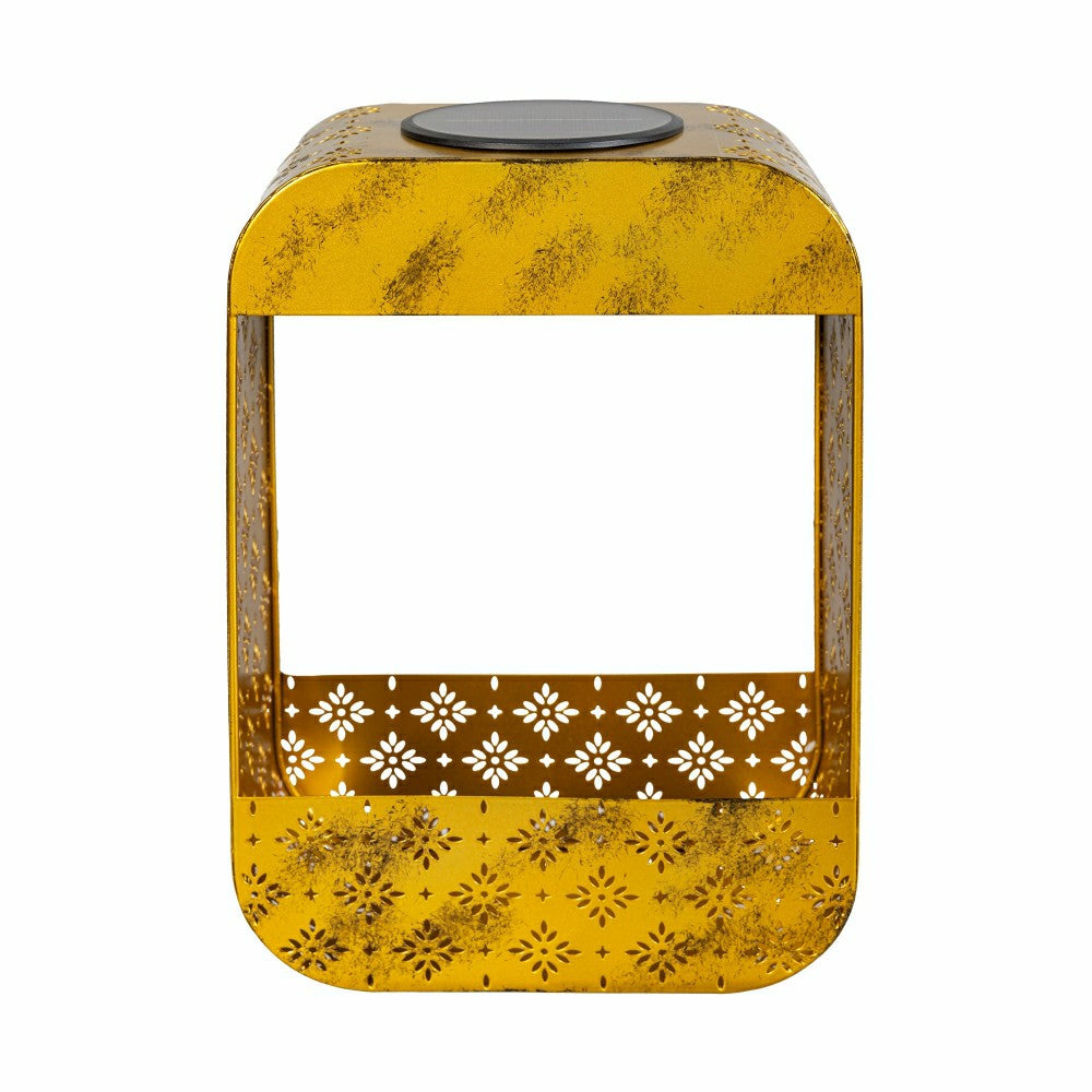Solar Floral Planter, Gold