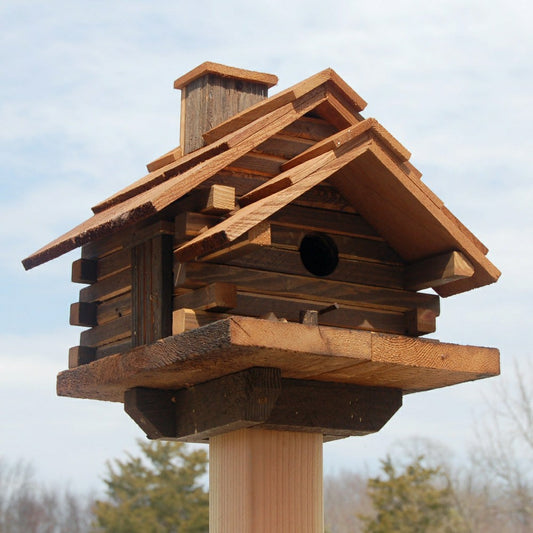 Conestoga Log Cabin Natural Cedar Bird House