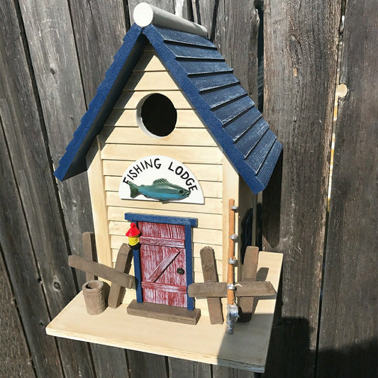 Fishing Lodge Bird House