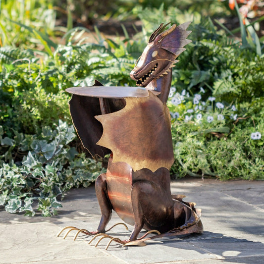 Metal Dragon Accent Patio Table