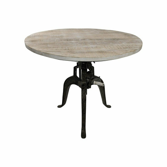 Bentley Adjustable Crank Table, Natural Driftwood